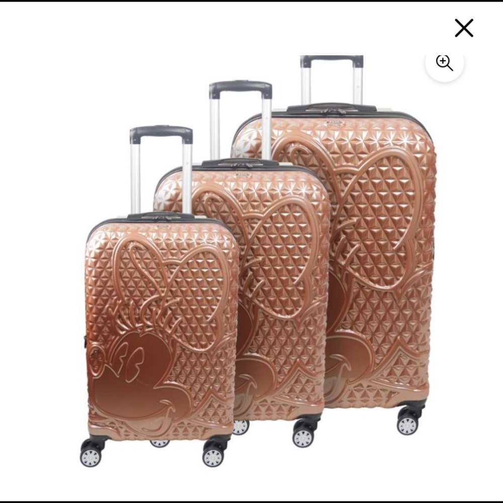 Disney Minnie Mouse Ful Texture Luggage Set